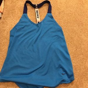 Blue nike tank